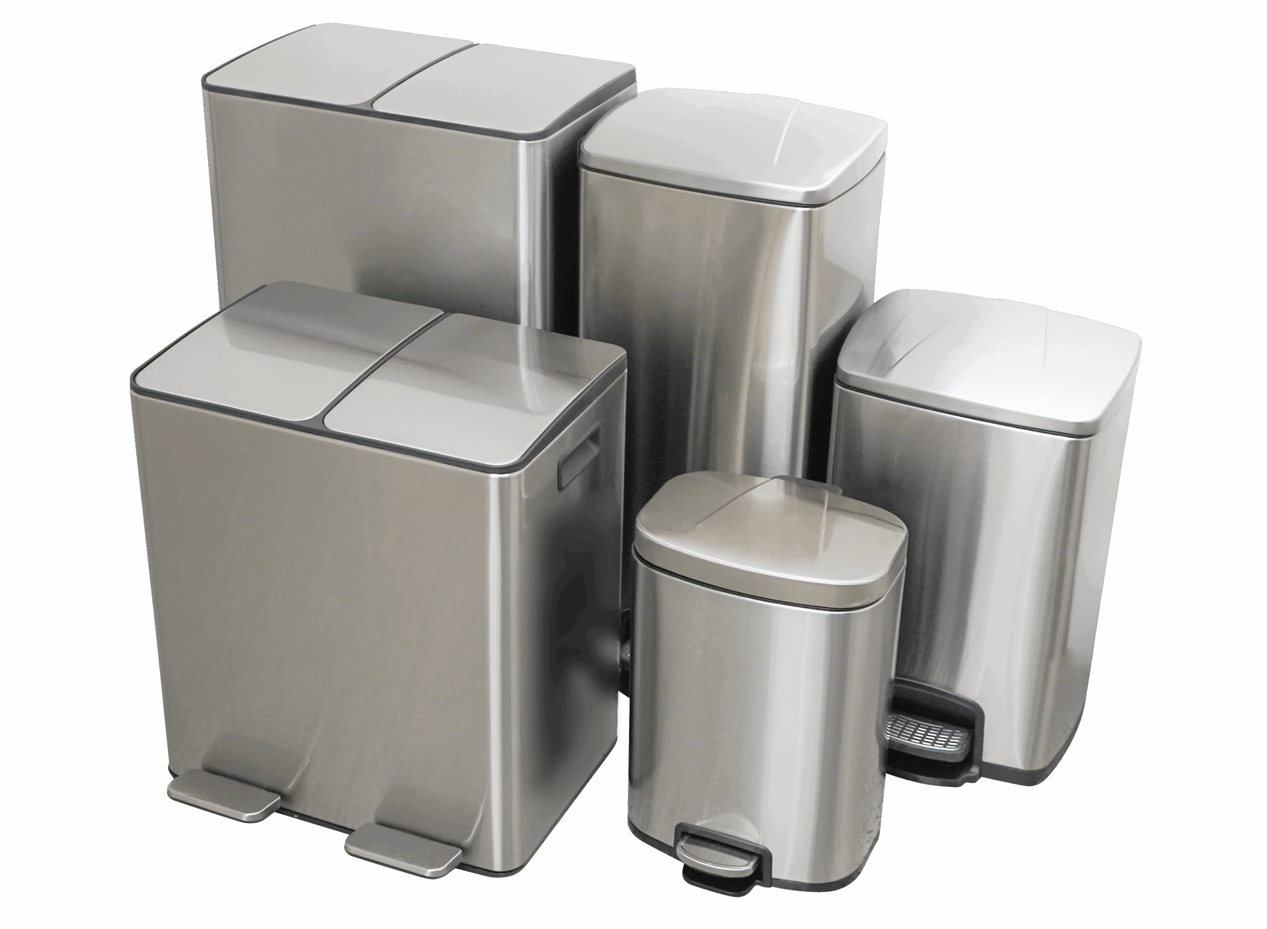 Stainless Steel Pedal Bins